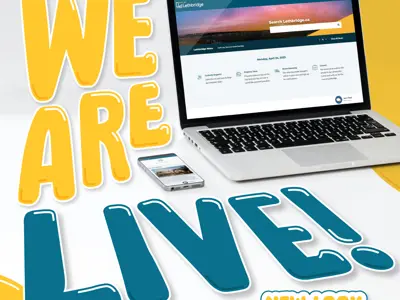 We Are Live Computer Website Social Launch 2022