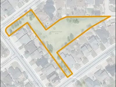 Edgewood Park East Map Outline