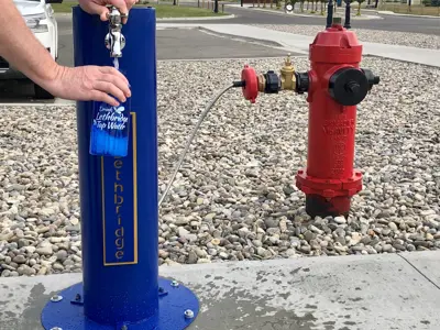 Water filling station 