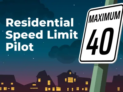 Residential Speed limit 40 pilot Social