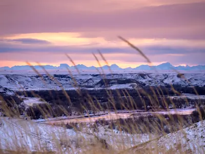 Winter coulee river photo Jody Young contest