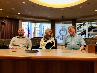 City Clerks in Council Chambers