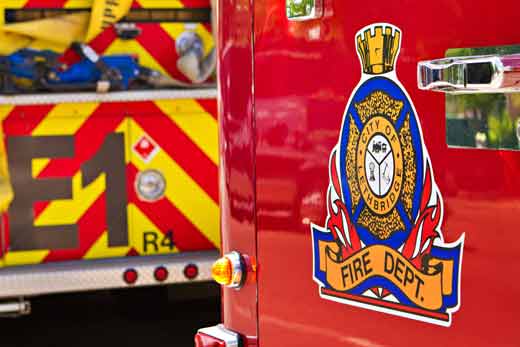 Fire Truck with logo crest