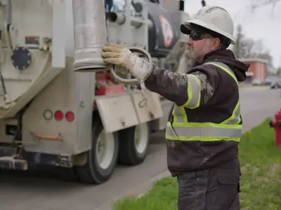 Sewer Water Construction Crew Truck 