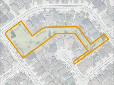 Edgewood Park West Map Outline