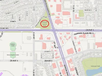 Tourism Lethbridge site map 