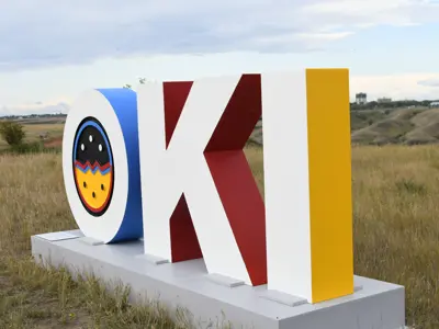 OKI sign coulees