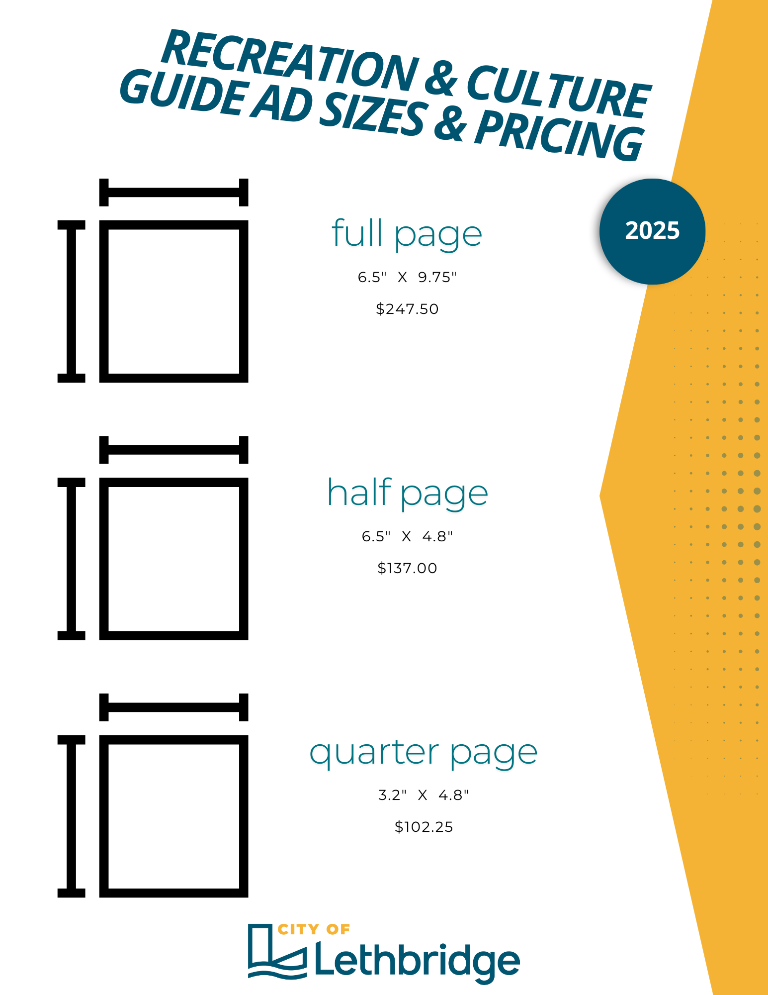 Ad Sizing & Pricinc