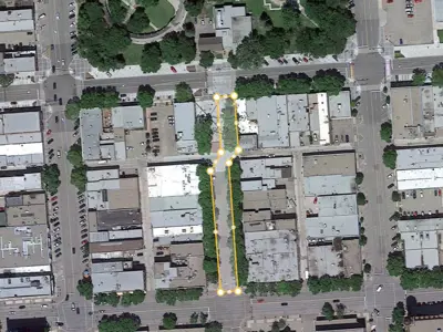 6 Street S lighting map