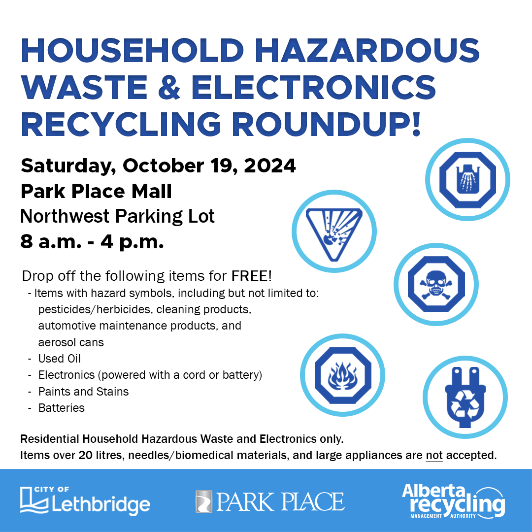 Household Hazardous Waste Round up 2024 graphic