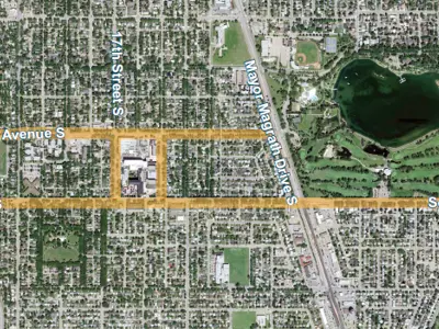 10 And 9 Ave S Project Map Area