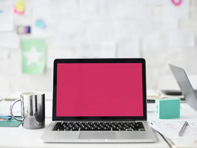 Mac Book Apple computer red screen 