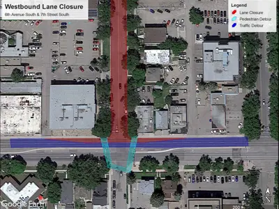 6 Ave WB map