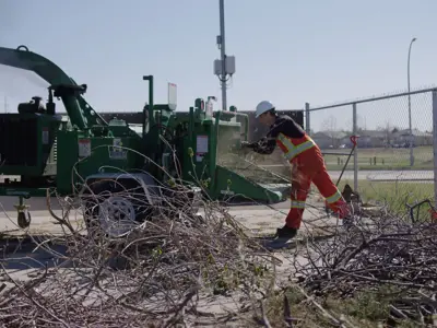 Yard Waste Equipment Crew