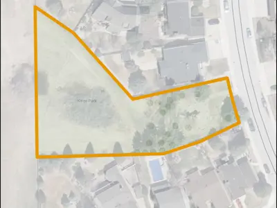 Kings Park Playground Map Outline