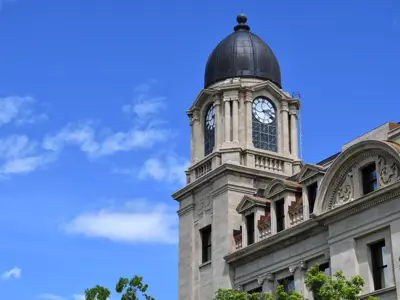 Downtown Clock Tower Post Office Building