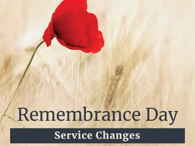 Remembrance Day Service Change Newscentre