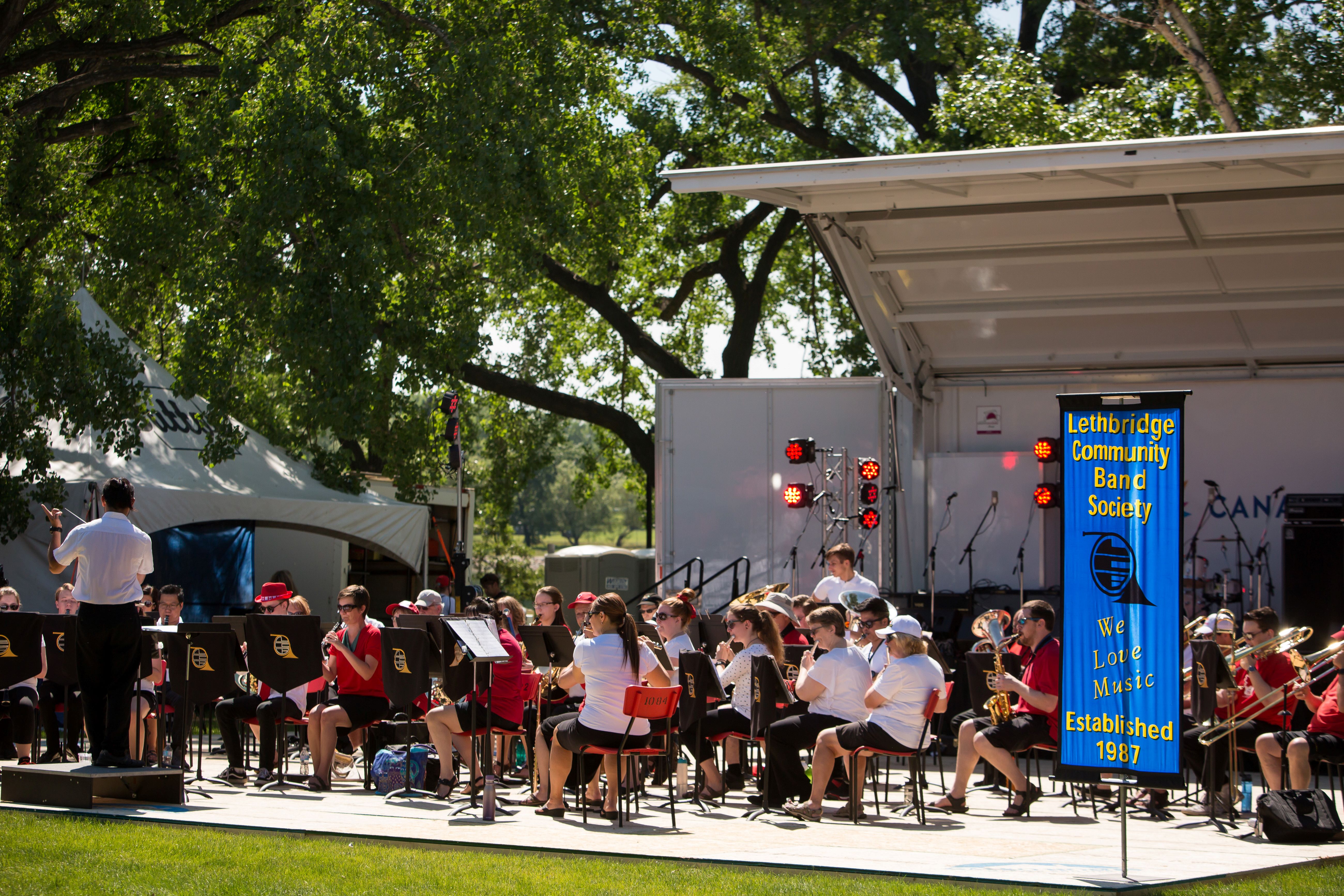 Canada Day Band performance