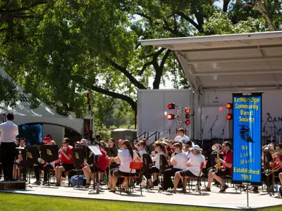 Canada Day Band performance